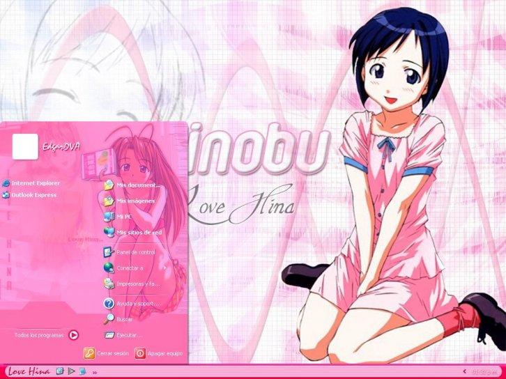 Love Hina Shinobu - Темы для Windows XP