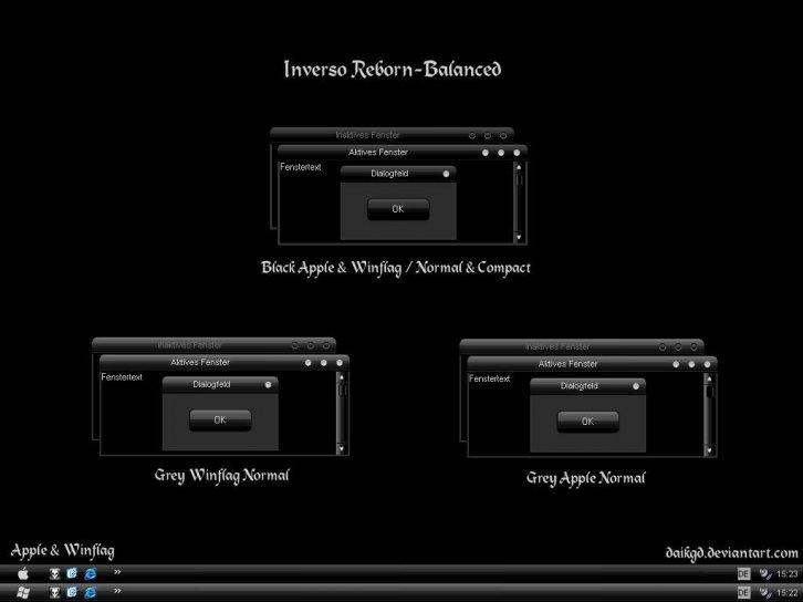 Inverso Reborn-Balanced - Темы для Windows XP