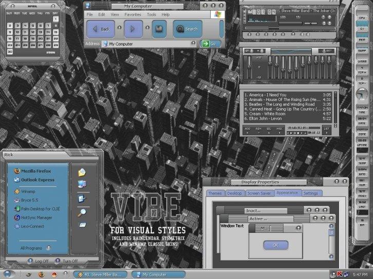 Vibe - Темы для Windows XP