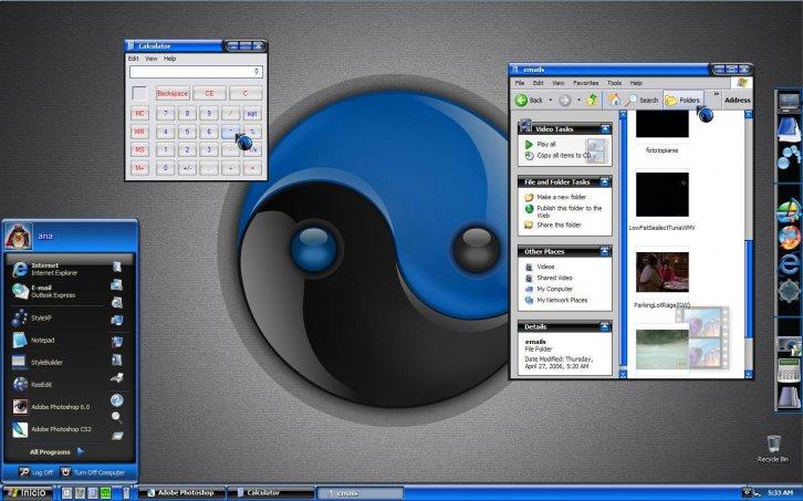 Yin Yang - Темы для Windows XP