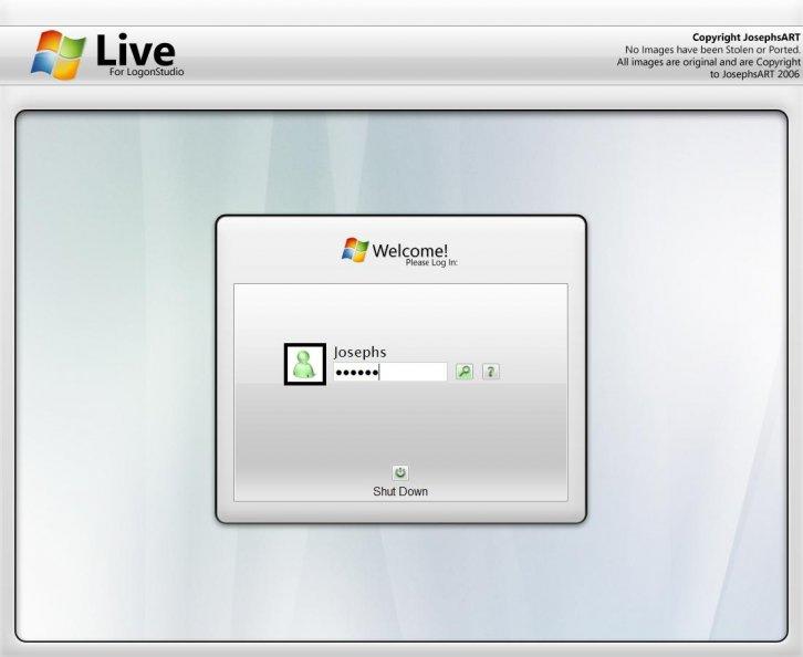 Live Logon - Экран приветствия Windows XP