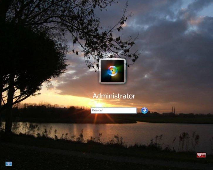 SunsetBay - Экран приветствия Windows XP
