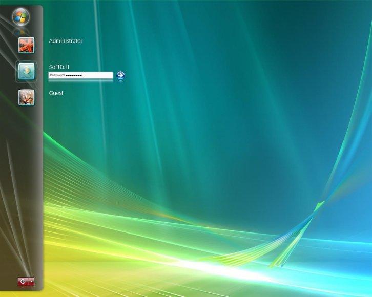 Windows Vienna Logon 1.0 - Экран приветствия Windows XP