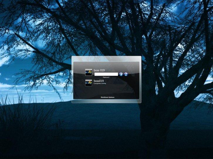 NightFall Logon - Экран приветствия Windows XP
