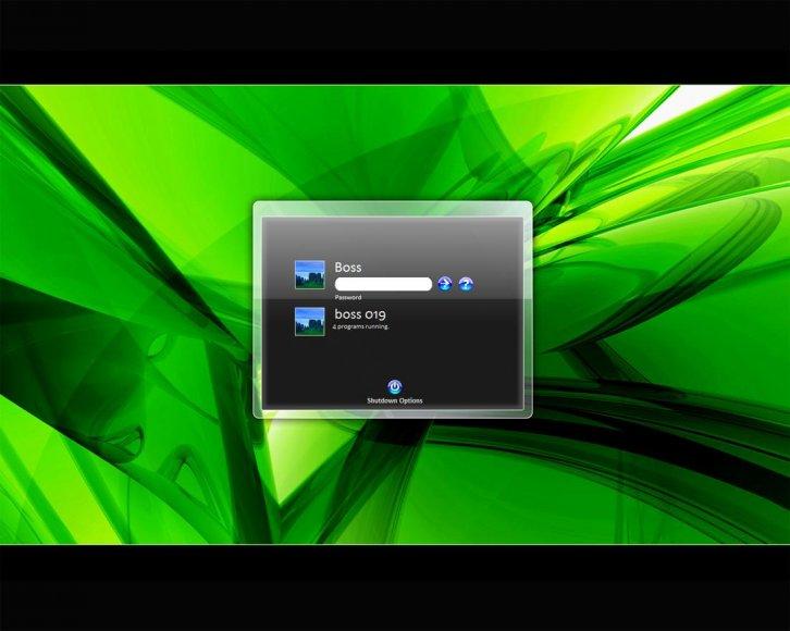 Lemon Lime Logon - Экран приветствия Windows XP