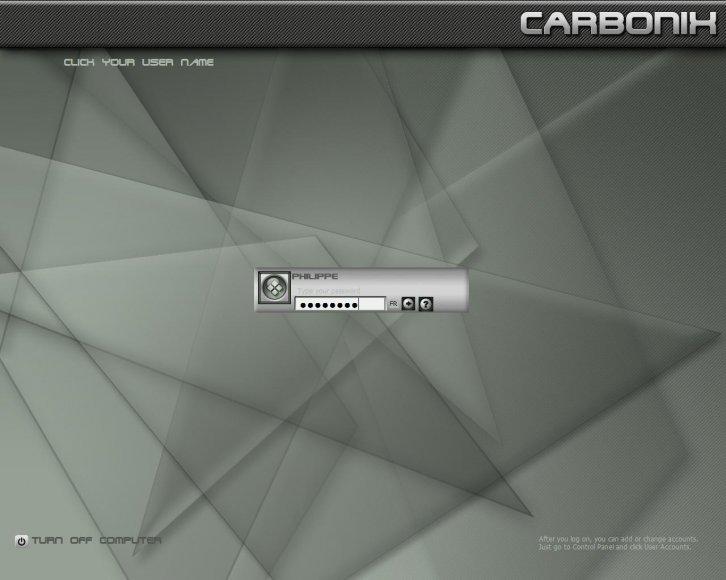 Carbonix neo Logon - Экран приветствия Windows XP