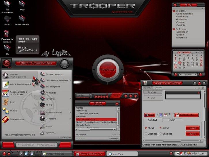 Trooper - Темы WindowBlinds