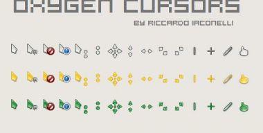 Three colors Oxygen Cursors