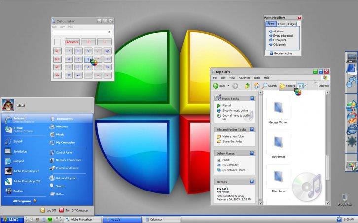 Krystall VS - Темы для Windows XP
