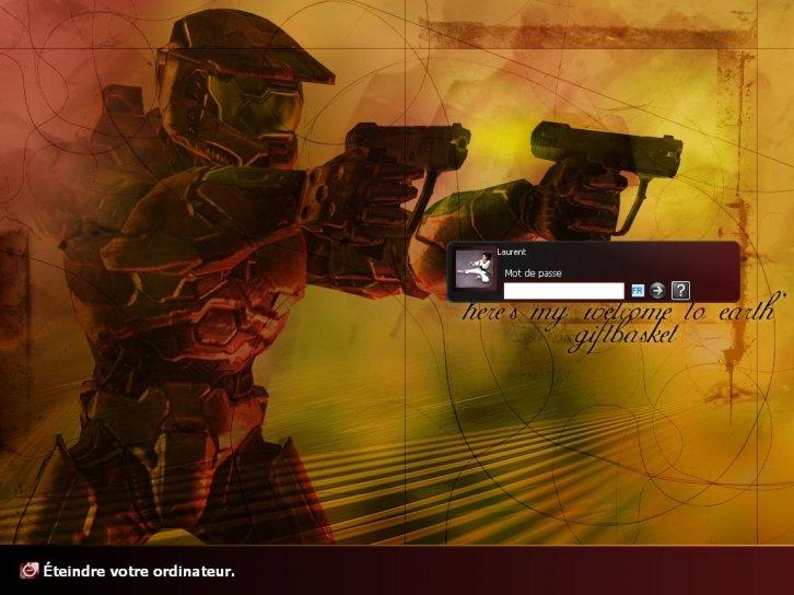 HaloStyle 1.1 version FR - Экран приветствия Windows XP