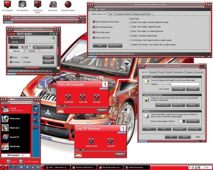 Ralliart - Темы WindowBlinds