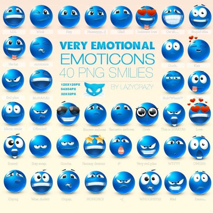 Very Emotional Emoticons - Смайлики