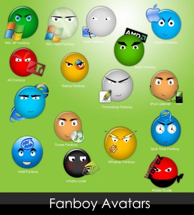 Fanboy Avatars - Смайлики