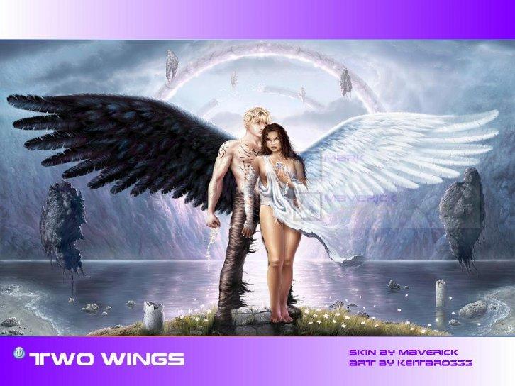 two wings of love - Экран приветствия Windows XP