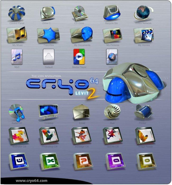 Cryo64 Levit2 - Иконки IconPackager