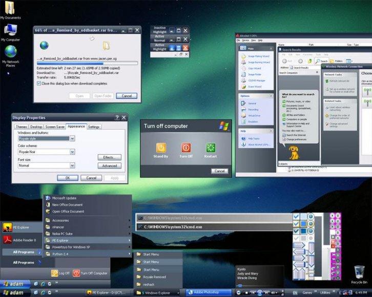 Royale Remixed - Темы для Windows XP