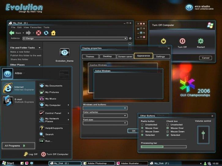 Evolution - Темы WindowBlinds