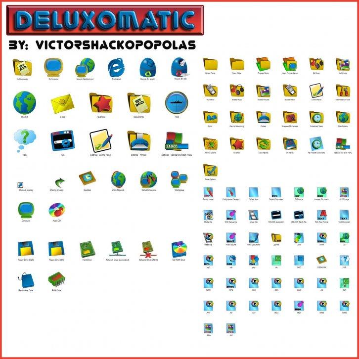 Deluxomatic - Иконки IconPackager