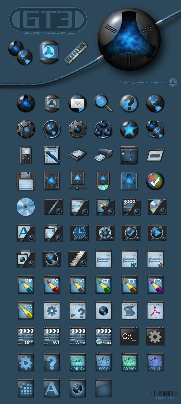 GT3 - Иконки IconPackager