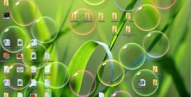 Bubbles screensaver Windows Vista