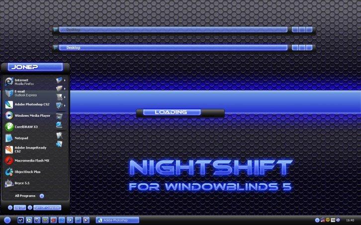 Night Shift - Темы WindowBlinds