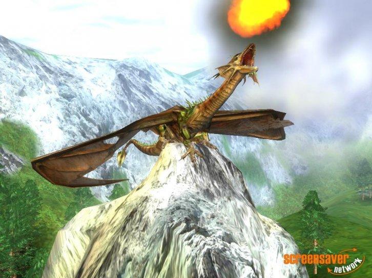 Dragon 3D Screensaver v1.0 FULL - Заставки Животные