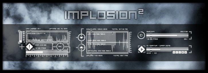 Implosion 2 - Rainmeter Скины Темы