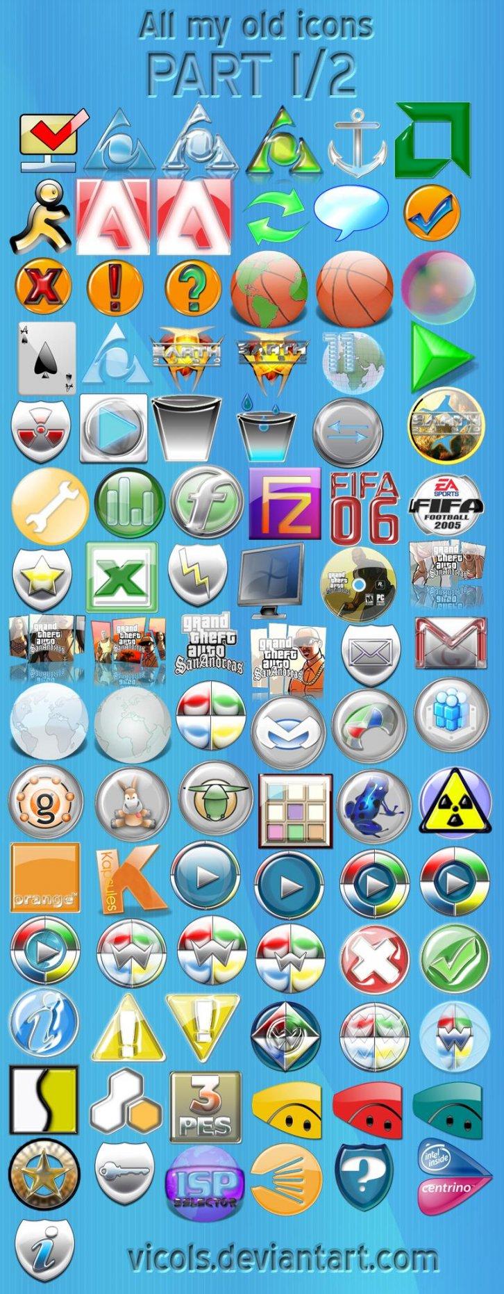 All_my_old_icons_part_I - Иконки для Windows