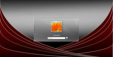 Windows 7 logon screen