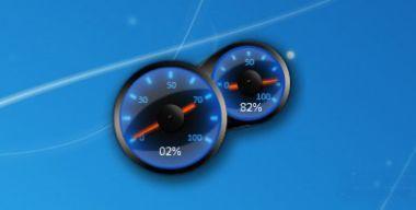 Blue Speed Meter