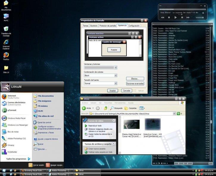 LithiuM - Темы для Windows XP