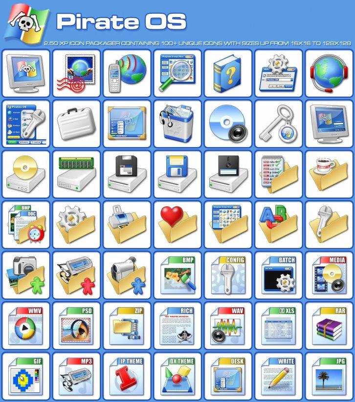 Pirate OS - Иконки IconPackager