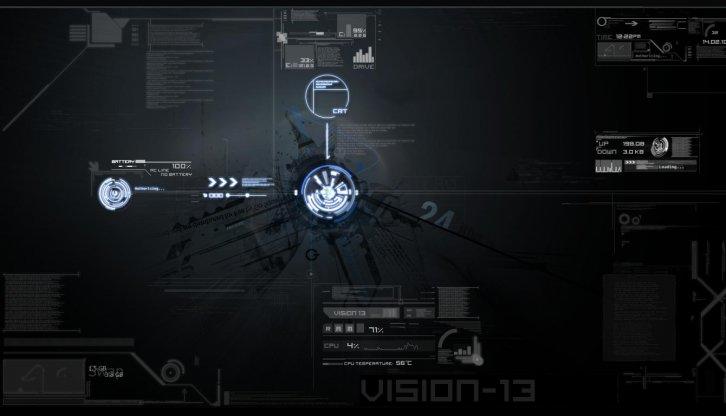 Vision-13 - Rainmeter Скины Темы