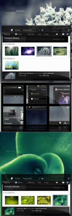 Gizdom Reloaded - Темы для Windows 7