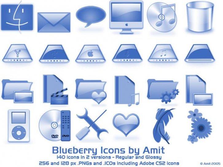 Blueberry Icons - Иконки для Windows