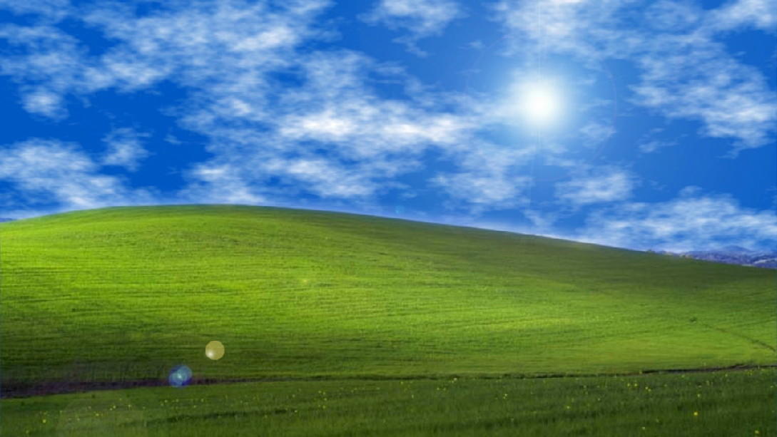 Заставка безмятежность windows xp