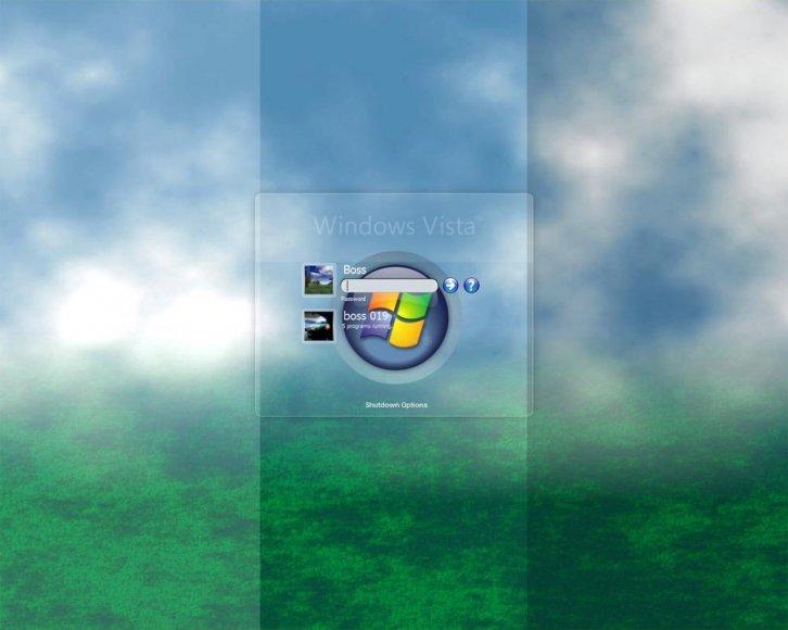 Vista Mist Logon - Экран приветствия Windows XP