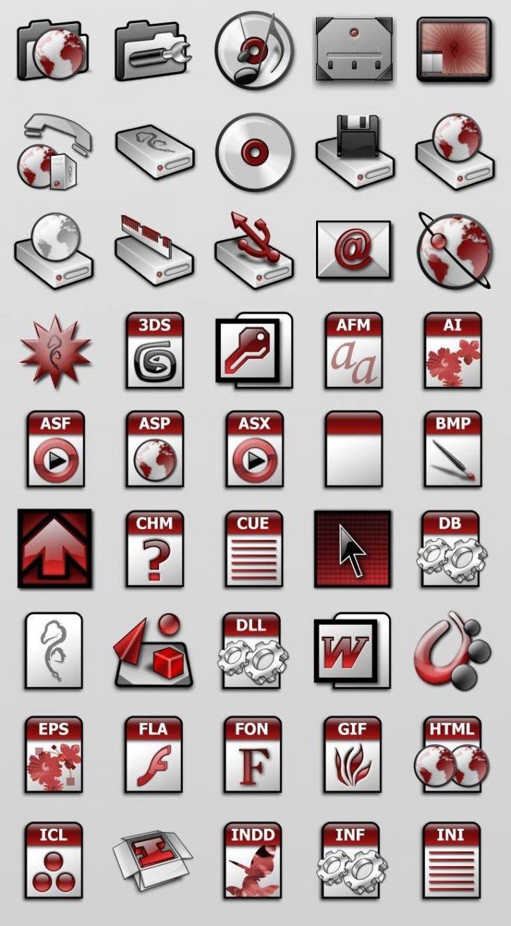 Cardinal Skin Red - Иконки IconPackager