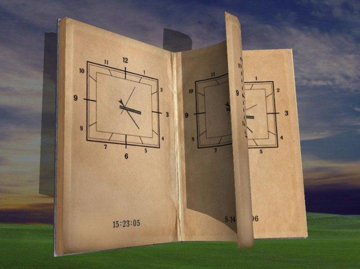 magic-book-3d-screensaver - Заставки с часами