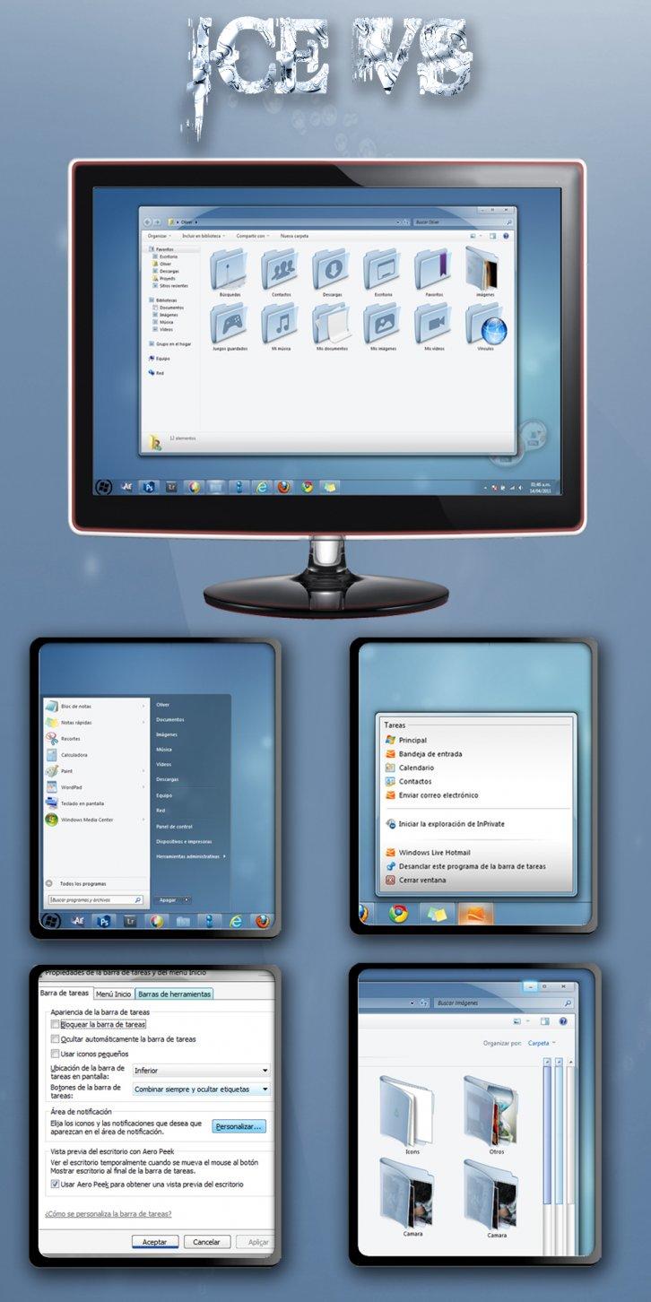 Ice VS Beta - Темы для Windows 7