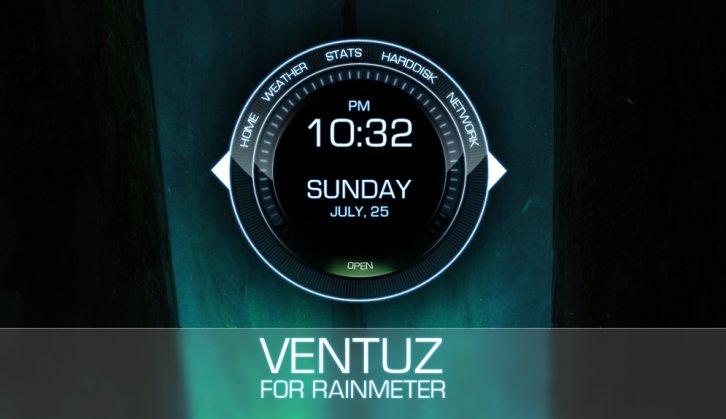 Ventuz - Rainmeter Скины Темы