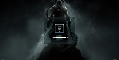 Skyrim Logon - Windows 7