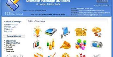 3D Icons Pack