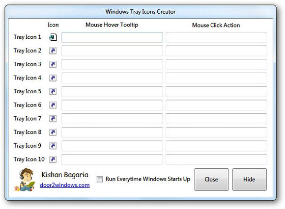 Windows Tray Icons Creator