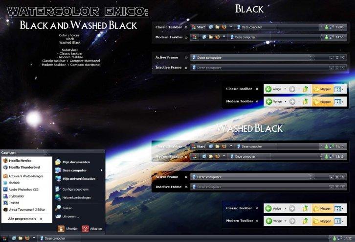 Black - Темы для Windows XP