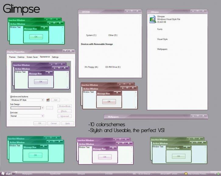 Glimpse - Темы для Windows XP