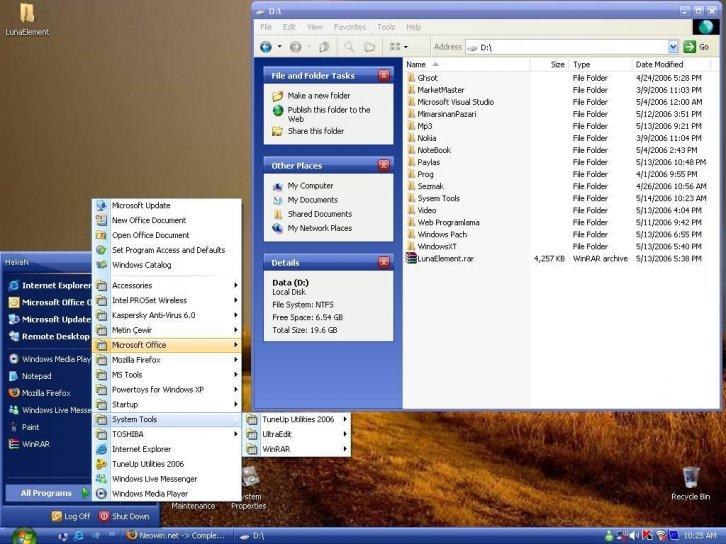 My Luna Element Modifiye - Темы для Windows XP