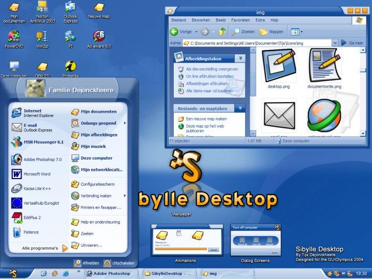 Sibylle Desktop - Темы WindowBlinds