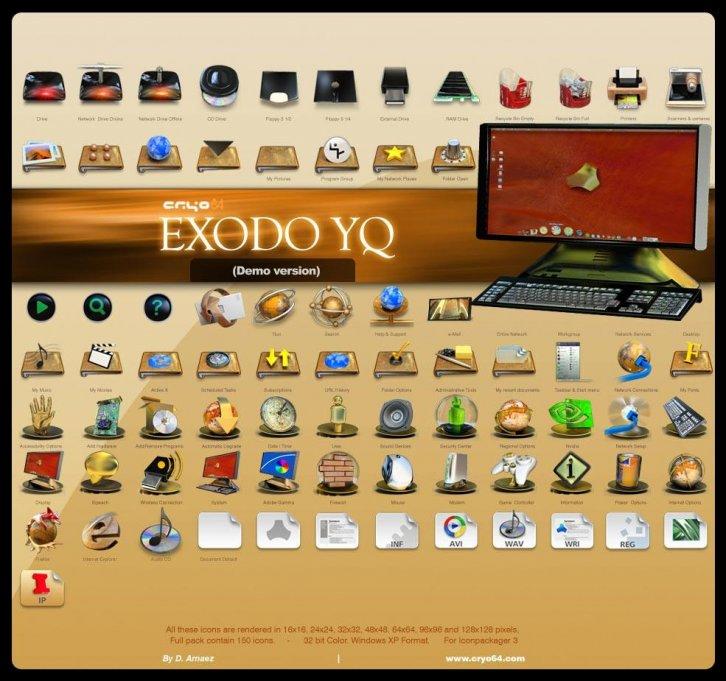 Cryo64 Exodo YQ - Иконки IconPackager