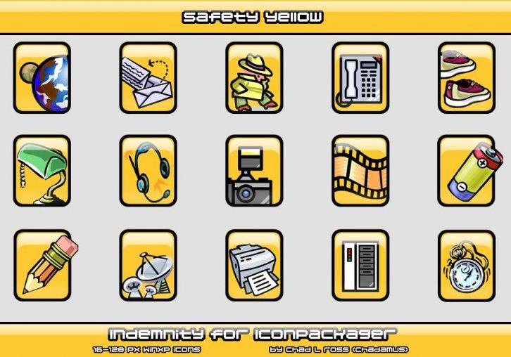 CMS-IndemnityYellow - Иконки IconPackager